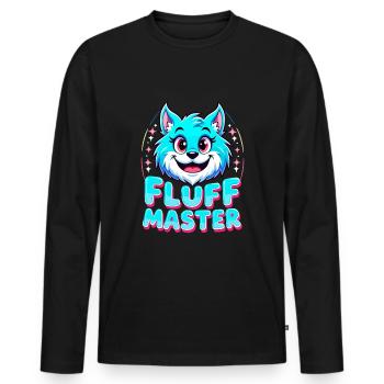 Pursuiting Purry Fandom Costume Performance - Men's Premium Organic Long Sleeve Shirt - black - Front - Nico (187cm)