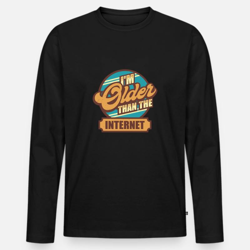 Funny Software Engineer Programmer Gift - Men's Premium Organic Long Sleeve Shirt - black