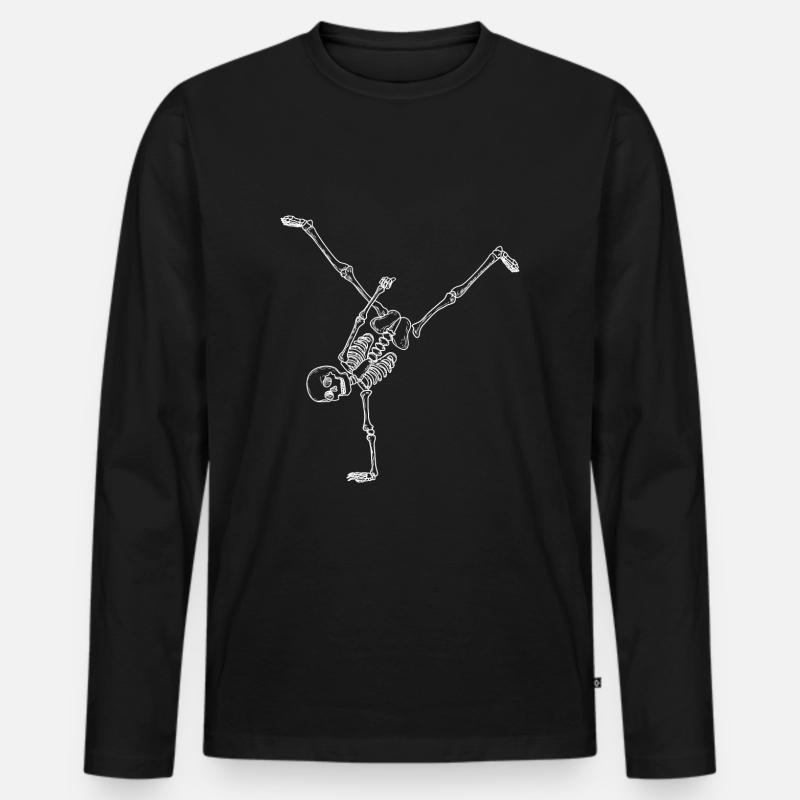 Breakdance Breakdancer Breakdancing - Men's Premium Organic Long Sleeve Shirt - black