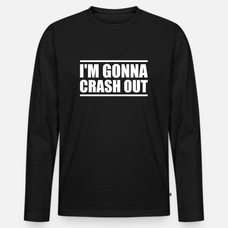 Ich werde ausbrechen - Männer Premium Bio Langarmshirt - Schwarz