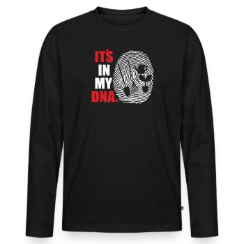 Gardener Accessories Garden Motif - Men's Premium Organic Long Sleeve Shirt - black - Front - Nico (187cm)