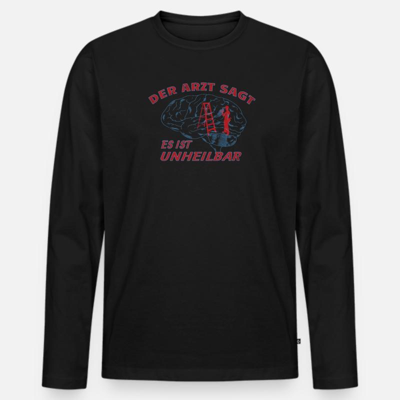Heimwerker Geschenkidee Handwerker - Männer Premium Bio Langarmshirt - Schwarz