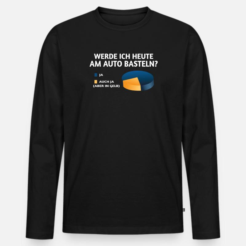 Heimwerker Geschenkidee Handwerker - Männer Premium Bio Langarmshirt - Schwarz