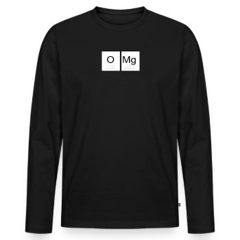 Accessoires pour enseignants pour votre humour - T-shirt manches longues Premium bio Homme - noir - Devant - Nico (187cm)