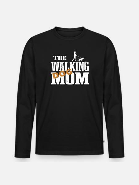Dogs German Wirehaired Dog Owners - Men's Premium Organic Long Sleeve Shirt - black