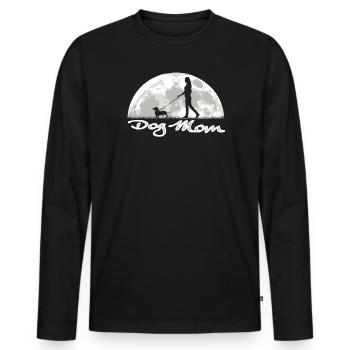Hunderasse Dackel für Hundeliebhaber - Männer Premium Bio Langarmshirt - Schwarz - Vorne - Nico (187cm)