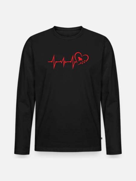 Dog Chihuahua Dog Owner Gechenkidee - Men's Premium Organic Long Sleeve Shirt - black
