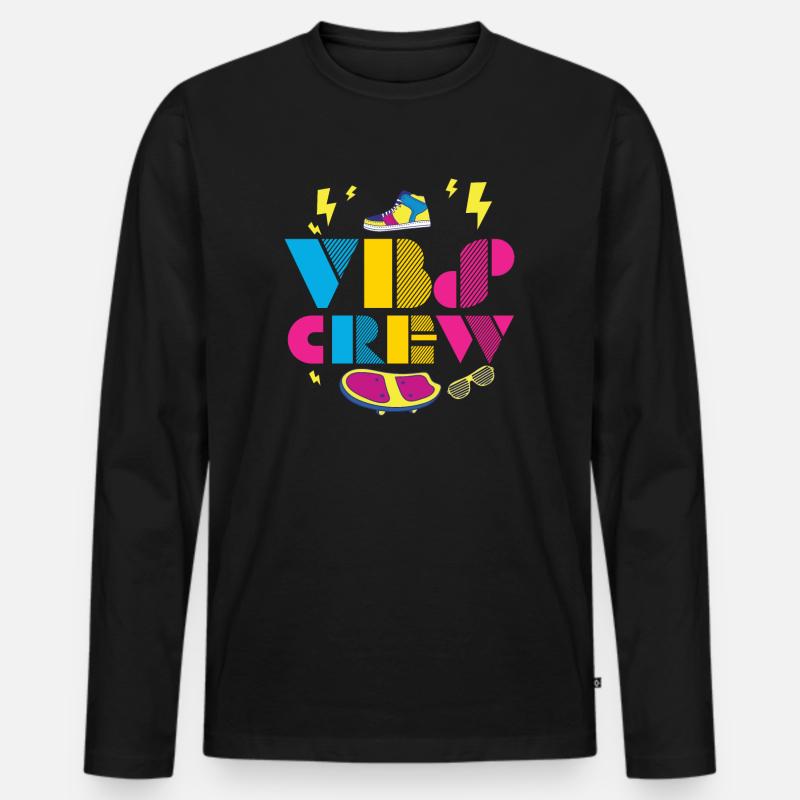 VBS-Besatzung - Männer Premium Bio Langarmshirt - Schwarz