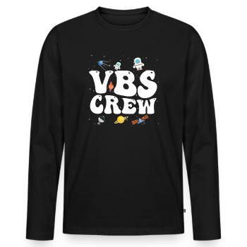 VBS-Besatzung - Männer Premium Bio Langarmshirt - Schwarz - Vorne - Nico (187cm)