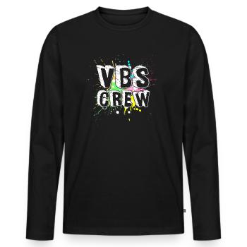 VBS-Besatzung - Männer Premium Bio Langarmshirt - Schwarz - Vorne - Nico (187cm)