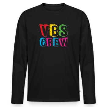 VBS-Besatzung - Männer Premium Bio Langarmshirt - Schwarz - Vorne - Nico (187cm)