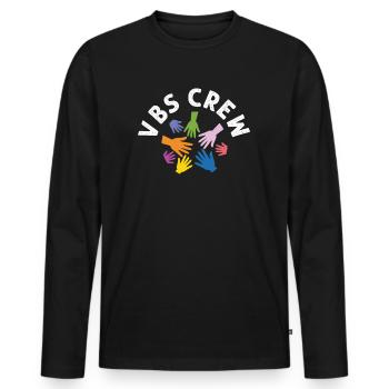 VBS-Besatzung - Männer Premium Bio Langarmshirt - Schwarz - Vorne - Nico (187cm)