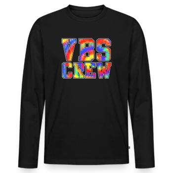 VBS-Besatzung - Männer Premium Bio Langarmshirt - Schwarz - Vorne - Nico (187cm)