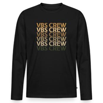 VBS-Besatzung - Männer Premium Bio Langarmshirt - Schwarz - Vorne - Nico (187cm)