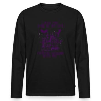I Had The Time Of My Life Fighting Dragons - Men's Premium Organic Long Sleeve Shirt - black - Front - Nico (187cm)