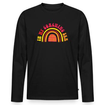 Coach Era Coaching Tees Sports Team Staff - Men's Premium Organic Long Sleeve Shirt - black - Front - Nico (187cm)