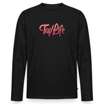 Maple Tapper Syrup Men Women Autumn - Men's Premium Organic Long Sleeve Shirt - black - Front - Nico (187cm)