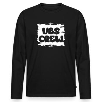 VBS Colorful Bible Vacation School Love - Men's Premium Organic Long Sleeve Shirt - black - Front - Nico (187cm)