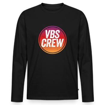 VBS Colorful Bible Vacation School Love - Men's Premium Organic Long Sleeve Shirt - black - Front - Nico (187cm)