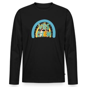 VBS Colorful Bible Vacation School Love - Men's Premium Organic Long Sleeve Shirt - black - Front - Nico (187cm)