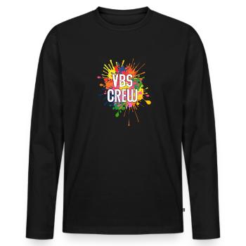 VBS Colorful Bible Vacation School Love - Men's Premium Organic Long Sleeve Shirt - black - Front - Nico (187cm)