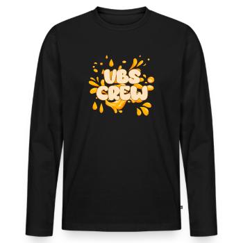 VBS Colorful Bible Vacation School Love - Men's Premium Organic Long Sleeve Shirt - black - Front - Nico (187cm)