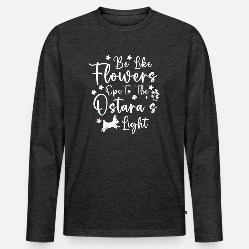 Ostara Witch Moon Eostre Spring Eastern Men's Premium Organic Long Sleeve Shirt
