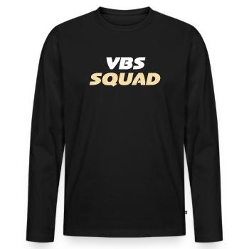 Vbs Crew Love Summer Bible School - Men's Premium Organic Long Sleeve Shirt - black - Front - Nico (187cm)