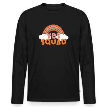 Vbs Crew Love Summer Bible School - Men's Premium Organic Long Sleeve Shirt - black - Front - Nico (187cm)