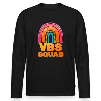Vbs Crew Love Summer Bible School - Men's Premium Organic Long Sleeve Shirt - black - Front - Nico (187cm)
