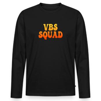 Vbs Crew Love Summer Bible School - Men's Premium Organic Long Sleeve Shirt - black - Front - Nico (187cm)