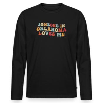 Green Thumbs Dirty Hands Full Hearts - Men's Premium Organic Long Sleeve Shirt - black - Front - Nico (187cm)