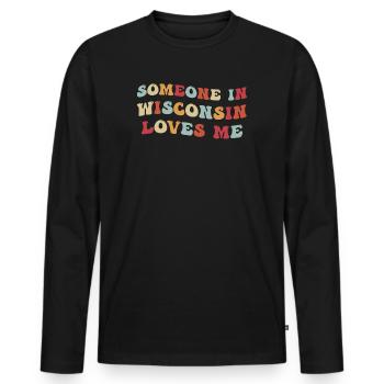 Green Thumbs Dirty Hands Full Hearts - Men's Premium Organic Long Sleeve Shirt - black - Front - Nico (187cm)