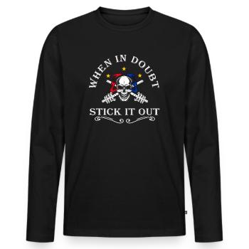 Arnis Eskrima Kali Filipino FMA - T-shirt manches longues Premium bio Homme - noir - Devant - Nico (187cm)