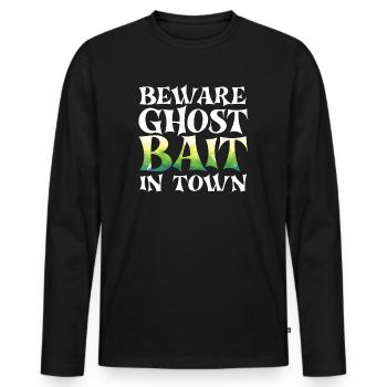 Vivre la vie fantôme Spook Life Appât - T-shirt manches longues Premium bio Homme - noir - Devant - Nico (187cm)