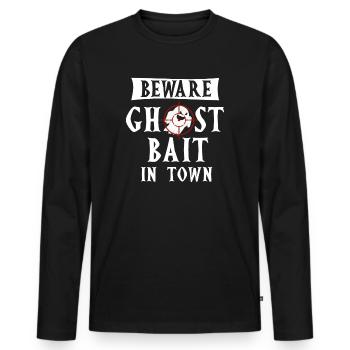 Vivre la vie fantôme Spook Life Appât - T-shirt manches longues Premium bio Homme - noir - Devant - Nico (187cm)