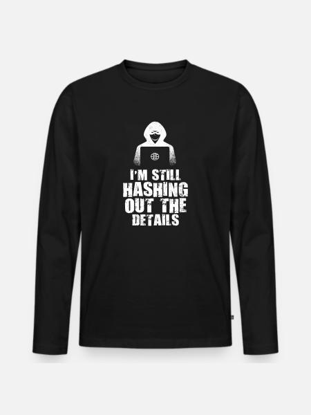 Ethical Hacker Cybersecurity Expertise - Men's Premium Organic Long Sleeve Shirt - black
