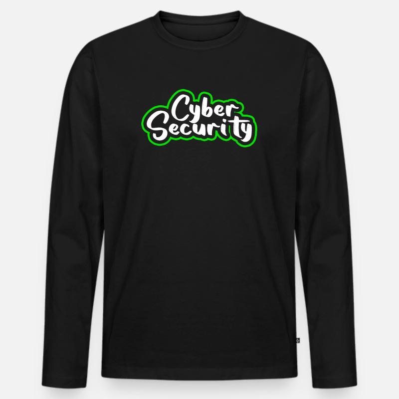 Ethical Hacker Cybersecurity Expertise - Men's Premium Organic Long Sleeve Shirt - black