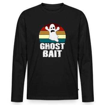 Vivre la vie fantôme Spook Life Appât - T-shirt manches longues Premium bio Homme - noir - Devant - Nico (187cm)