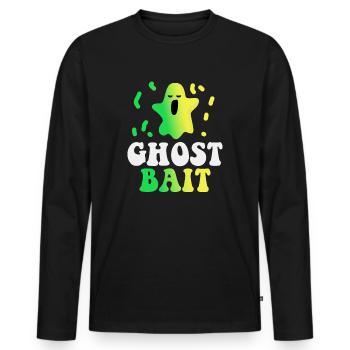 Vivre la vie fantôme Spook Life Appât - T-shirt manches longues Premium bio Homme - noir - Devant - Nico (187cm)