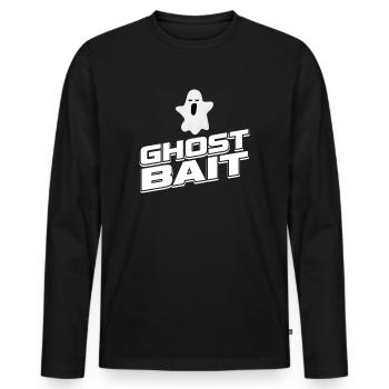 Living The Spook Life Ghost Bait - Men's Premium Organic Long Sleeve Shirt - black - Front - Nico (187cm)