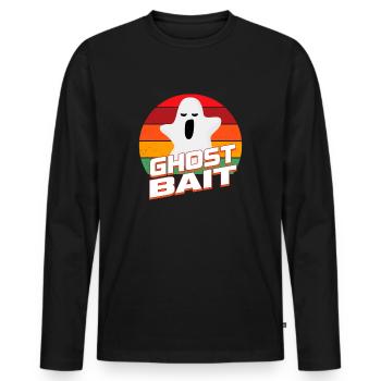 Living The Spook Life Ghost Bait - Men's Premium Organic Long Sleeve Shirt - black - Front - Nico (187cm)