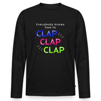 Käärijä Eurodab - Men's Premium Organic Long Sleeve Shirt - black - Front - Nico (187cm)