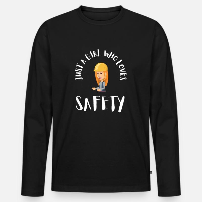 Incident Analyst Security Manager & Safety - Männer Premium Bio Langarmshirt - Schwarz