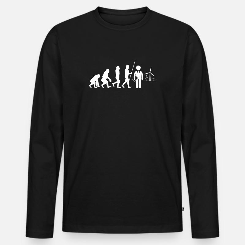 Environmental Engineer And Environmental Science - Männer Premium Bio Langarmshirt - Schwarz