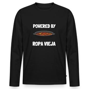 Latino Cuban Cuba Baseball - Männer Premium Bio Langarmshirt - Schwarz - Vorne - Nico (187cm)