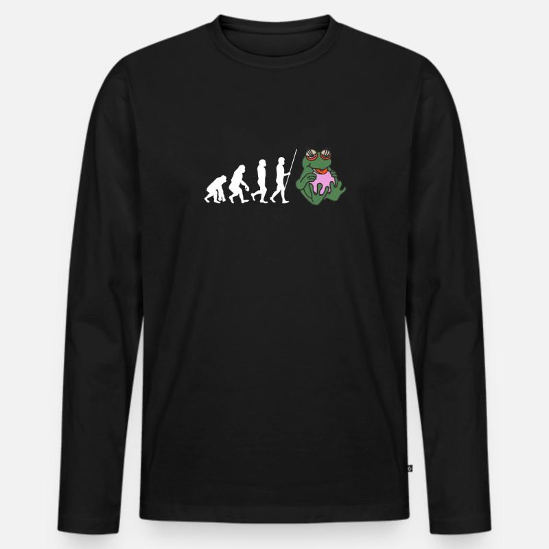 Psychedelic Research Volunteer - Männer Premium Bio Langarmshirt - Schwarz