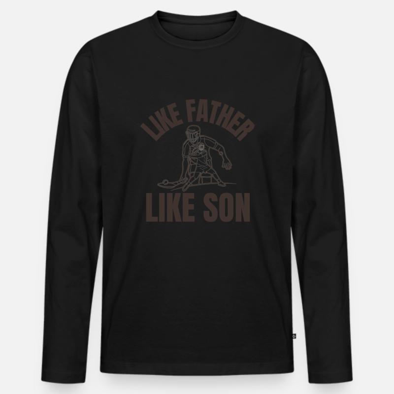 Irish Dublin Hurling - Männer Premium Bio Langarmshirt - Schwarz
