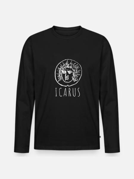 Greek Mythology Gods Ancient Greece - Men's Premium Organic Long Sleeve Shirt - black