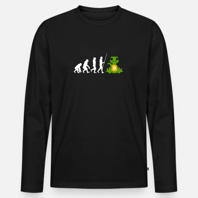 Altcoin Traders - Männer Premium Bio Langarmshirt - Schwarz